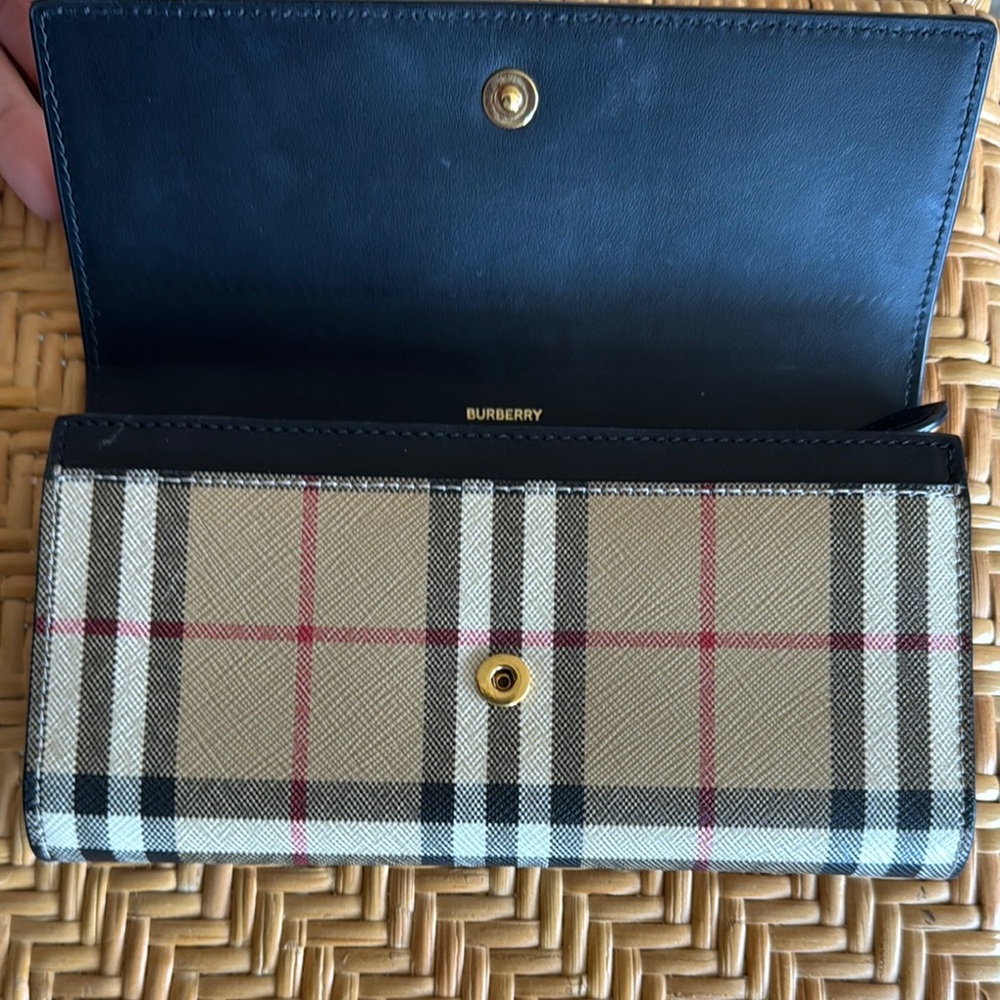 Burberry Checkered Wallet
